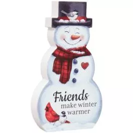 Carson Home Accents Friends Snowman Sitter