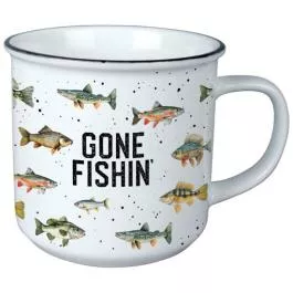 Carson Home Accents Gone Fishin' Ceramic Mug