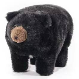 Carstens Footstool - 26" x 12" x 15" - Midnite Black Bear