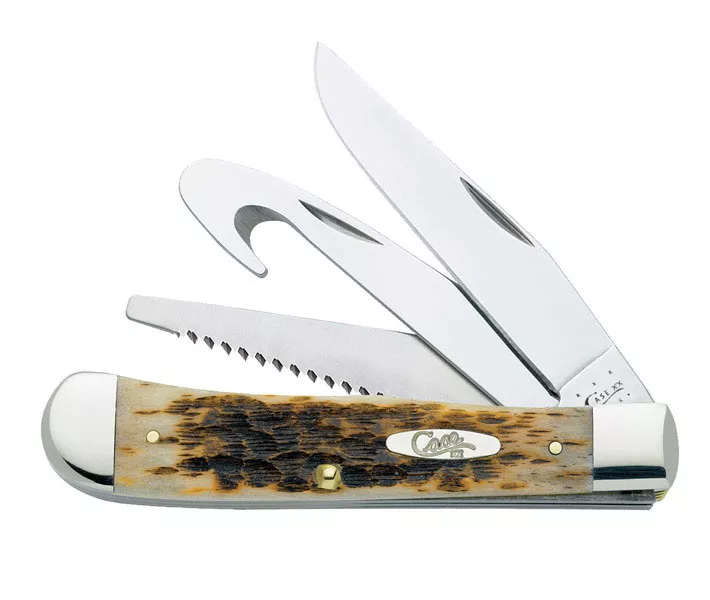 Case Amber Bone SS Hunter Trapper