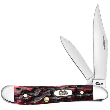 Case Crimson Peach Seed Jigged Bone Peanut