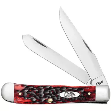 Case Crimson Peach Seed Jigged Bone Trapper