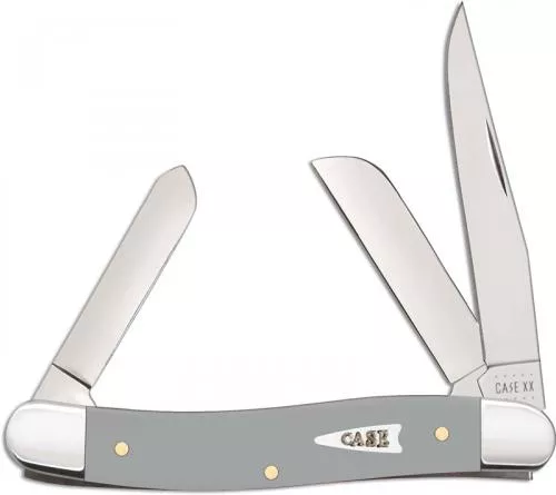 Case Gray Synthetic Medium Stockman Knife #32591