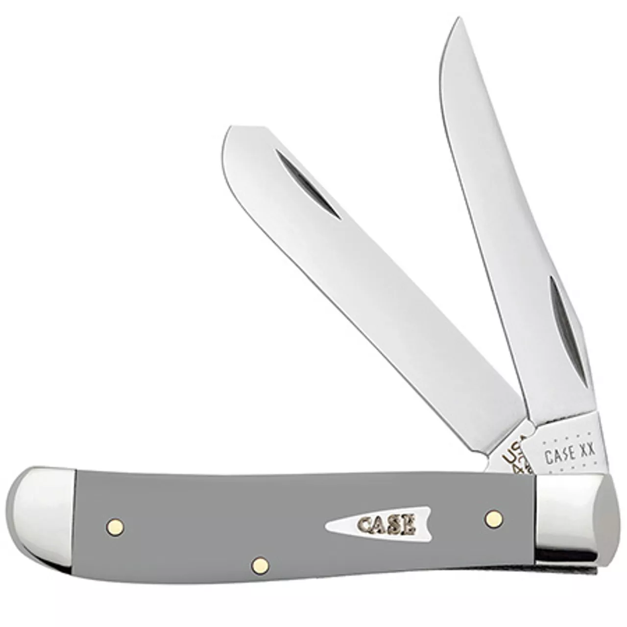 Case Gray Synthetic Mini Trapper Knife #32592