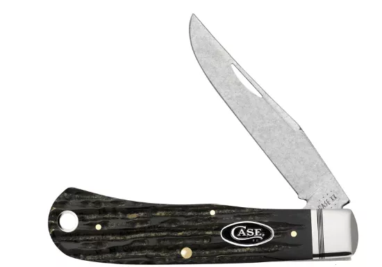 Case Jigged Buffalo Horn S35VN BackPocket #65094