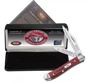 Case Knife Alabama National Champions 2012