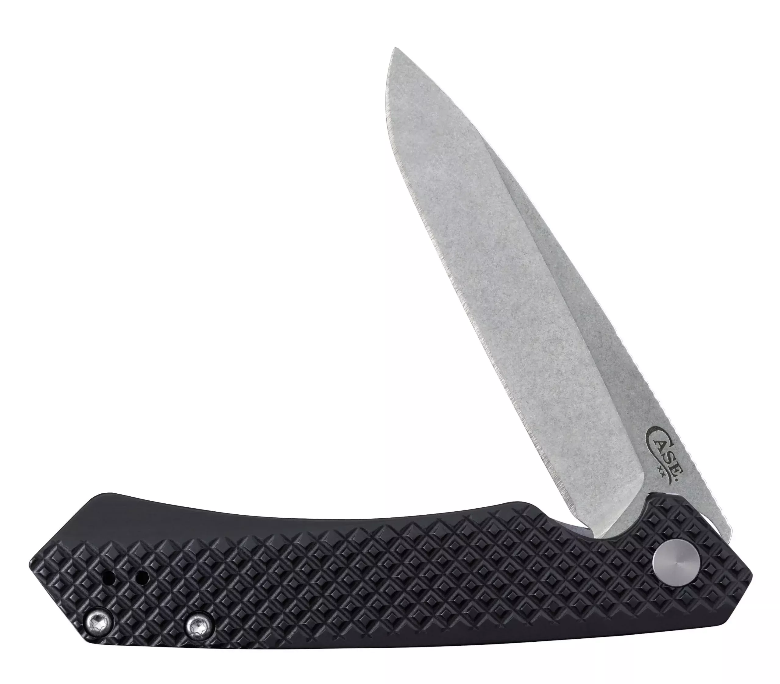 Case Knife Black Anodized Aluminum Kinzua #64688