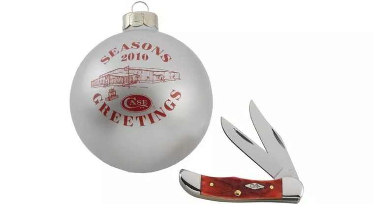 Case Knife Holiday Pocket Hunter Christmas Ornament #CASEHOLIDAY’10