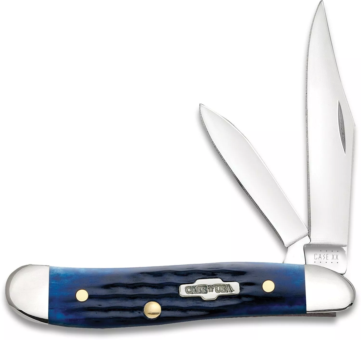 Case Knife Jigged Bone Peanut Stainless – Navy Blue #6954200