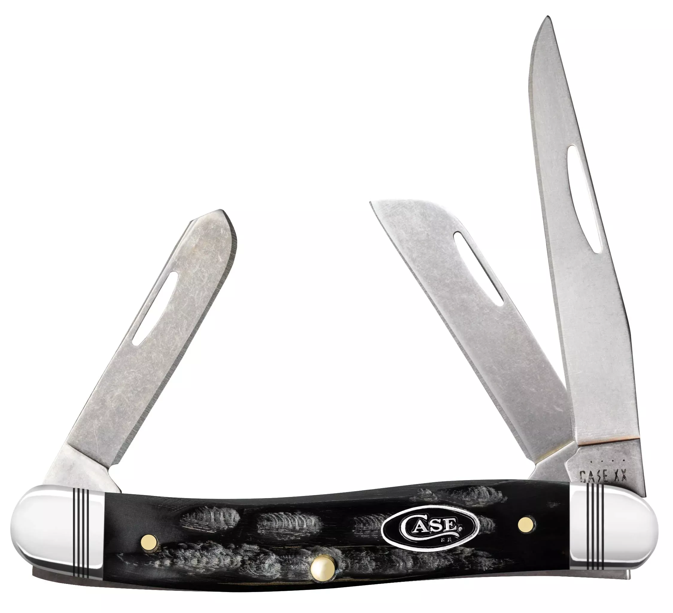 Case Knife Jigged Buffalo Horn S35VN Medium Stockman #65091