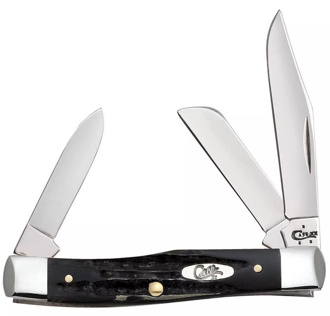 Case Knife Medium Stockman Jigged Buffalo Horn Knife #65028