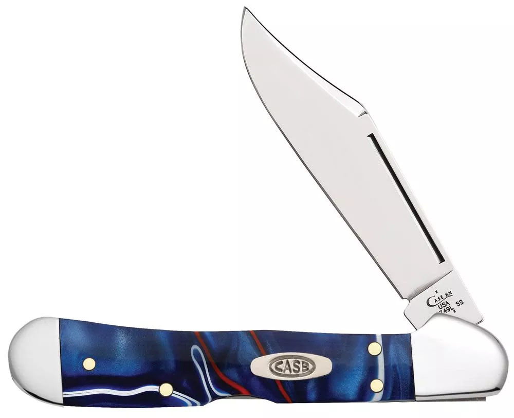 Case Knife Patriotic Kirinite Mini CopperLock #11211