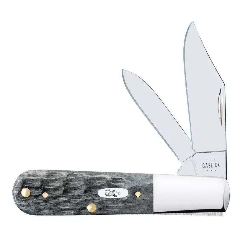 Case Knife Pocket Worn Crandall Jig Gray Bone CS Barlow #58423