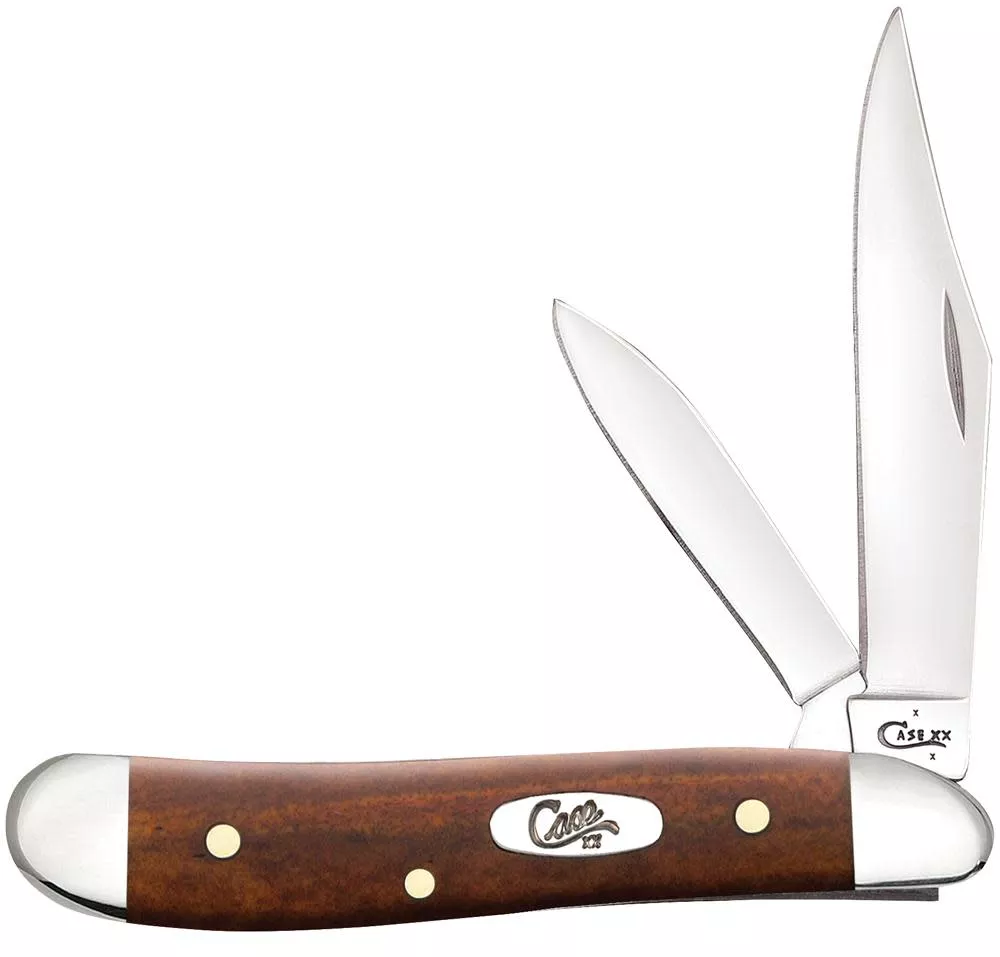 Case Knife Smooth Chestnut Bone Peanut #28702