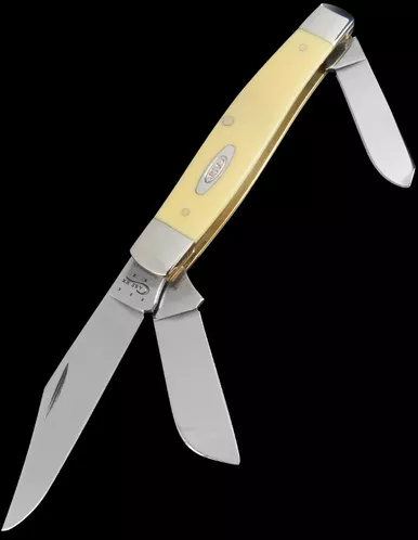 Case Large Stockman Yellow Folding Knife