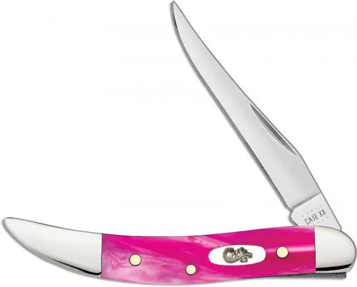 Case Pink Pearl Kirinite Small Texas Toothpick Knife #CK17862