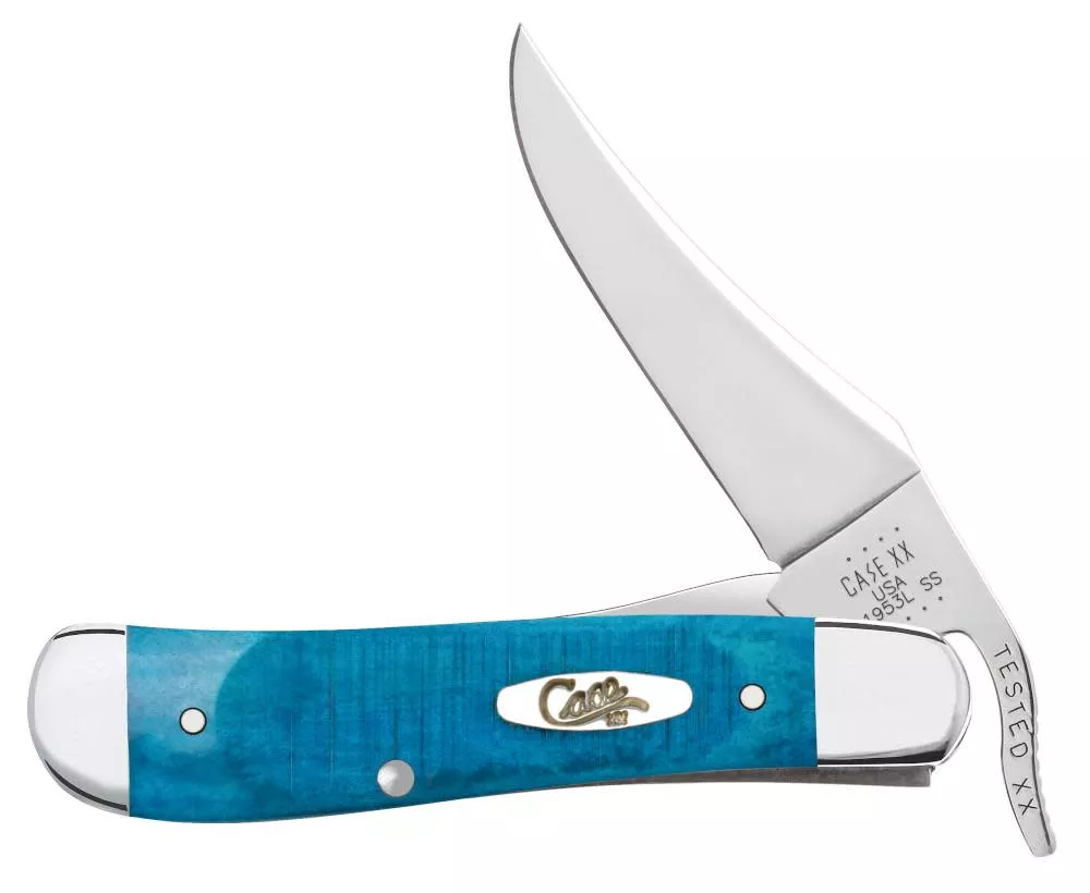 Case Sawcut Jig Caribbean Blue Bone RussLock #25589