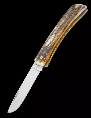 Case Sod Buster Jr. Bone Stag Folding Knife