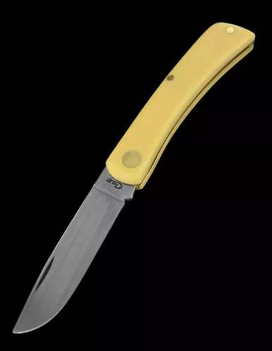 Case Yellow Sod Buster Jr Carbon Folding Knife
