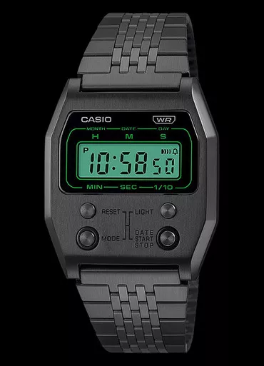 Casio Vintage 70s 52QS-14B A1100B-1EF Black