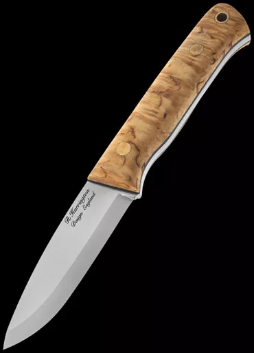 Casstrom Woodsman Curly Birch Fixed Blade