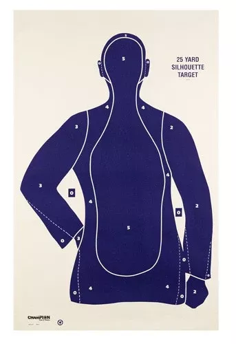 Champion Tgt Paper 22.5″x35″ – B21-e Police Target 100pk