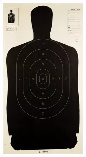 Champion Tgt Paper 24″x45″ – B27 Police Target 100pk