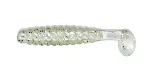 Charlie Brewer 1 1/2″ Crappie/Panfish Grub #CSGGLO