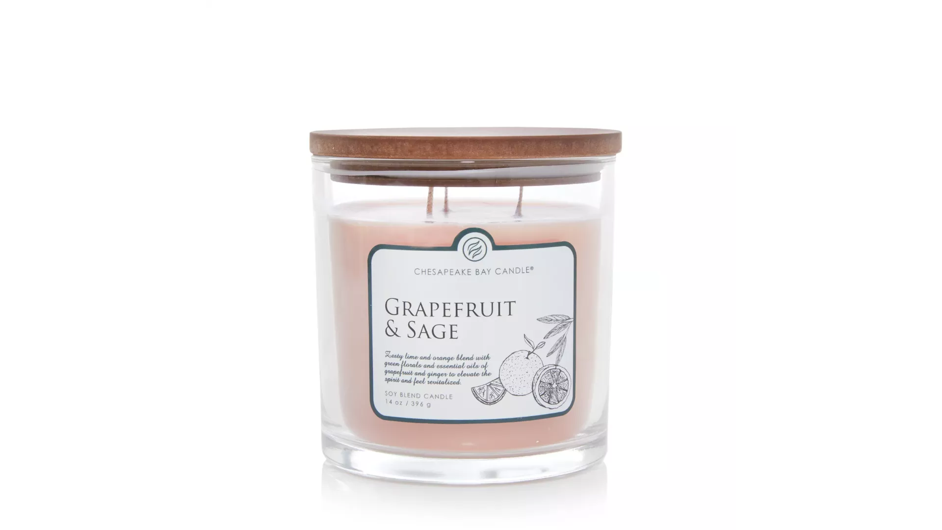 Chesapeake Bay Candle Grapefruit & Sage 14 Oz.
