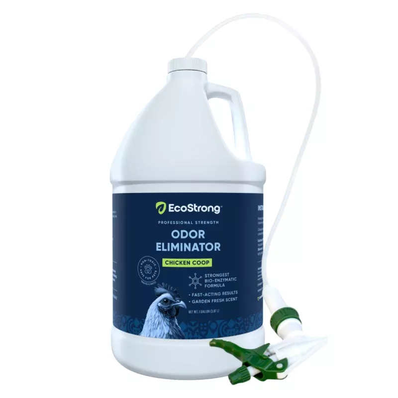 Chicken Coop Odor Eliminator|1 Gallon Jug&32 oz Sprayer Bottle