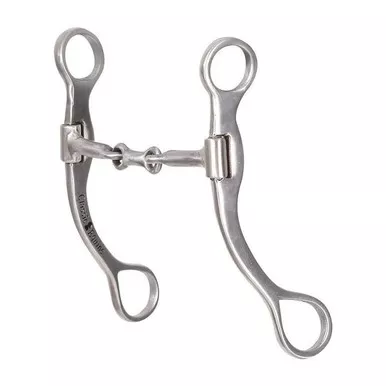CLASSIC EQUINE Performance Straight 7in Shank Bit with Smooth Bar Dogbone (SSPSBIT7SS29)