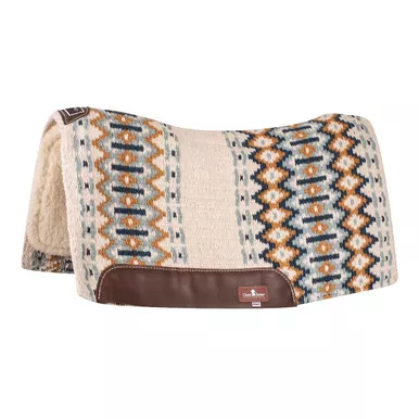 CLASSIC EQUINE SensorFlex Wool Contoured Top 34x38 Saddle Pad (SCWFP3422)
