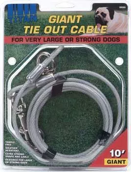 Coastal Pet Titan Giant Cable Tie Out – 10′