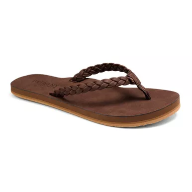 COBIAN Women's Bethany Braided Pacifica Flip Flop Sandals (BBP23)