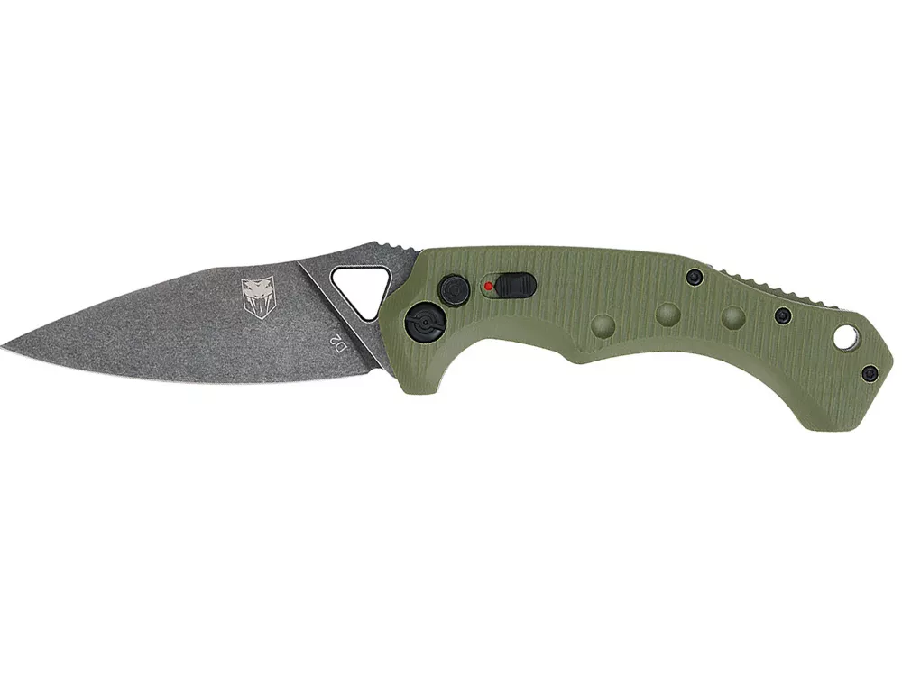 CobraTec 3.75" Folding D2 Blade OD Green G10 Handle Knife