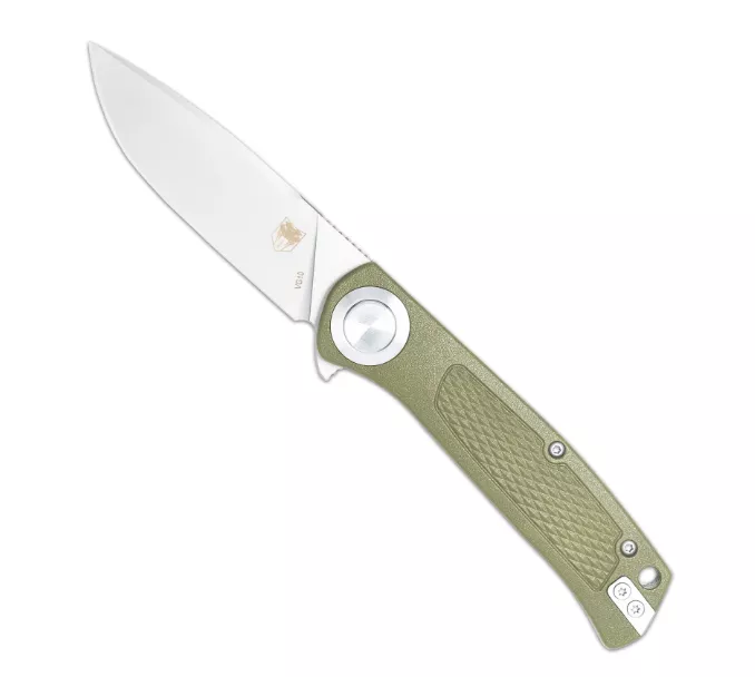 CobraTec EDC Scout Button Lock – OD Green #CTSCTGRVODGBL