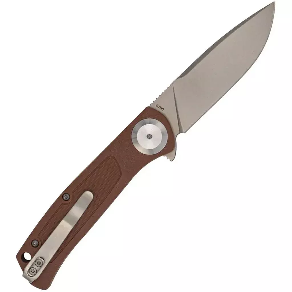 CobraTec EDC Scout Grivory Button Lock Knife