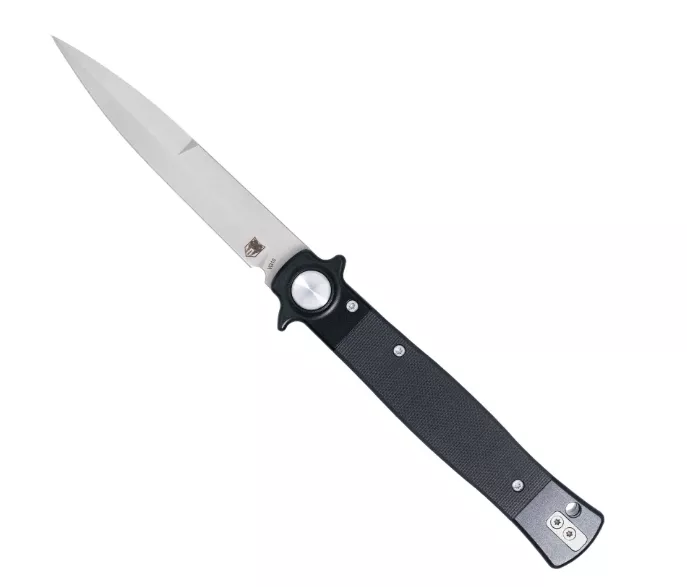 CobraTec Stiletto Button Lock – Black Satin #CTSTLBLG10BLKS