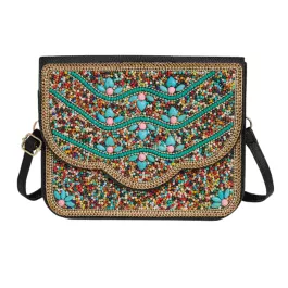 COCO + CARMEN Artisan Beaded Envelope Crossbody