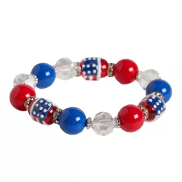 COCO + CARMEN Flag Bead Bracelet