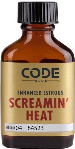 Code Blue Deer Lure Enhanced – Estrus Screamin Heat 1fl Oz.