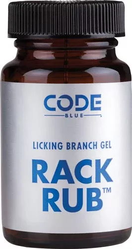 Code Blue Deer Lure Rack – Rub Licking Branch Gel 2oz.