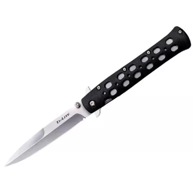 Cold Steel Ti Lite Folding 4" Plain Dagger Point Bead Stainless Zytel Handles Pocket Clip 26SP
