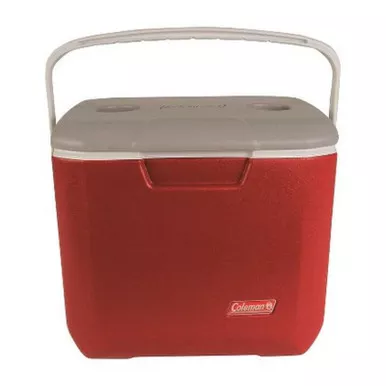 Coleman 30qt Bail Handle Cooler - Red