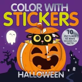 Color with Stickers: Halloween: With 10 Pictures to Make