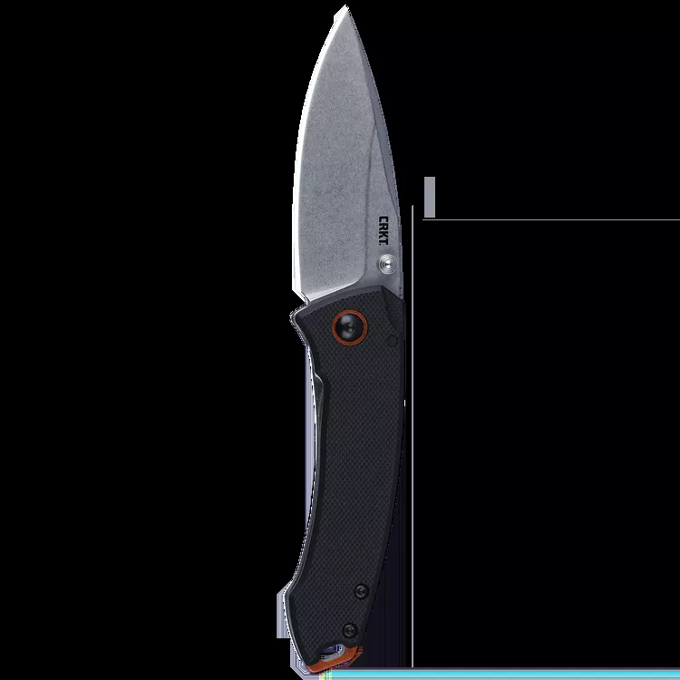 Columbia Knife & Tool Tuna Compact Frame Lock Folding EDC Pocket Knife – Black