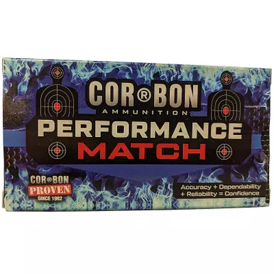 Cor-Bon Performance Match .223 Remington 55GR FMJ 20 Rounds