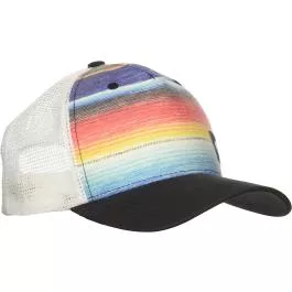 Costa Baja Stripe Trucker Hat – Blue