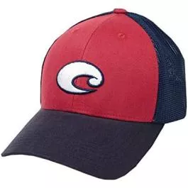 Costa Chesapeake Stretch Trucker Hat - Red