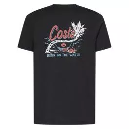 Costa Men's Flag Hammock SS Tee - Washed Black - M
